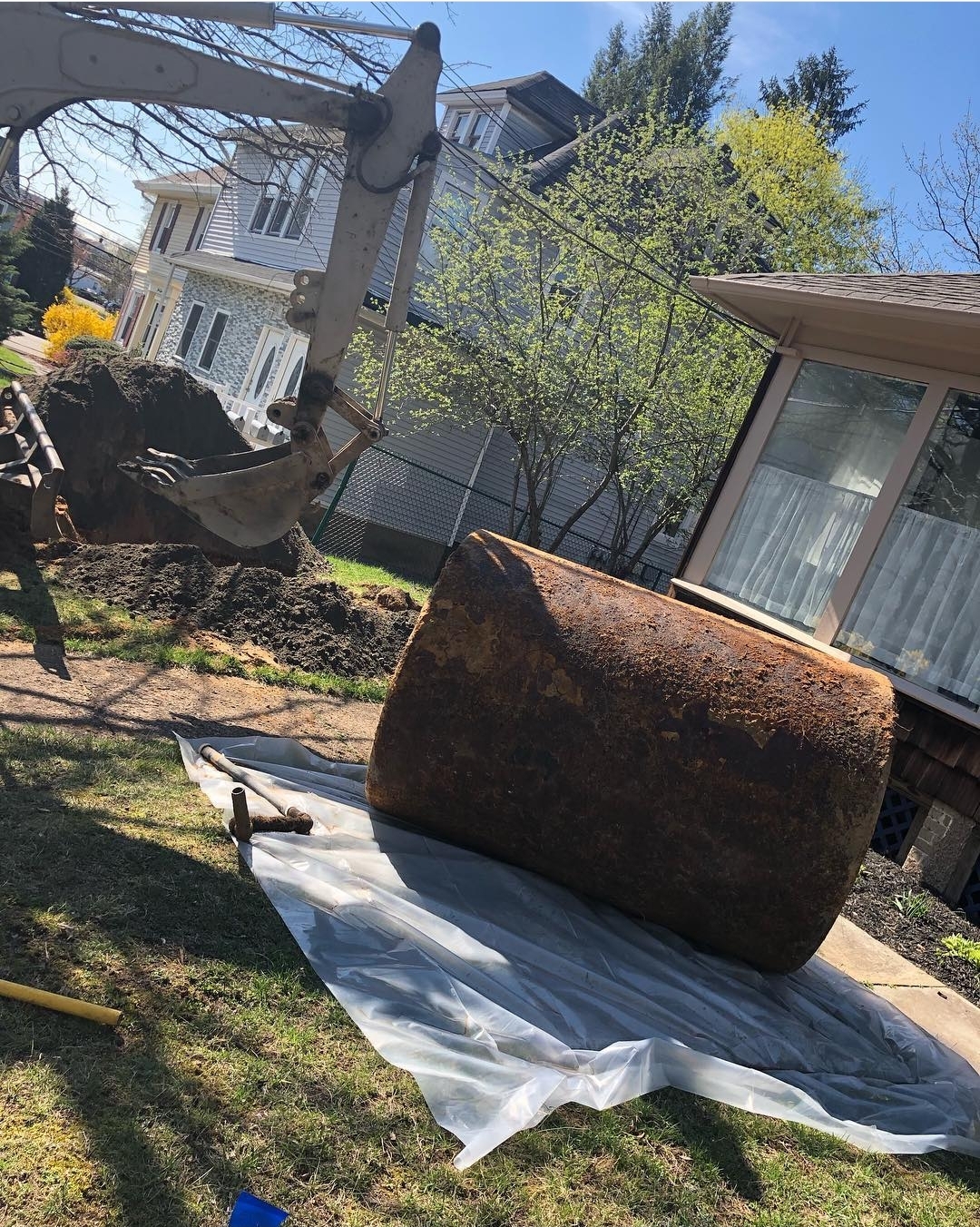 oil tank removed in Pittsburgh